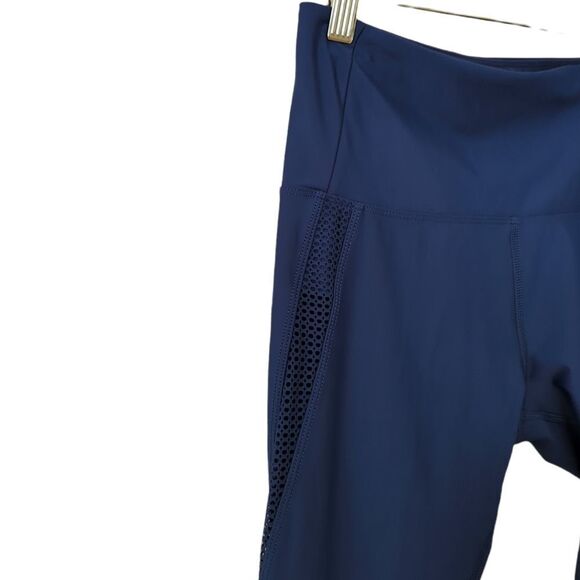 Lorna Jane Exertion Core Crop Leggings Marine Blue - Picture 8 of 10